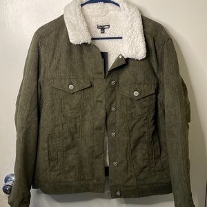 Living Without You Jacket-  olive